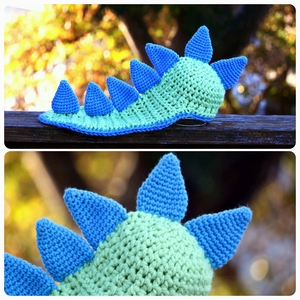 Dinosaur hat or Prop, Crochet 