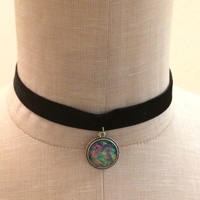 Unicorn dreams velvet choker