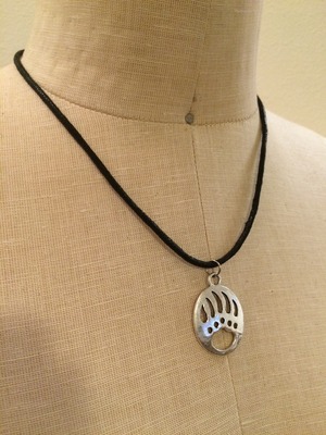 Bear Claw Waxcord Necklace