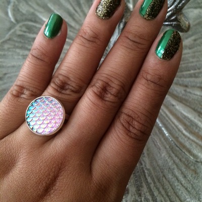 Unicorn princess mermaid ring