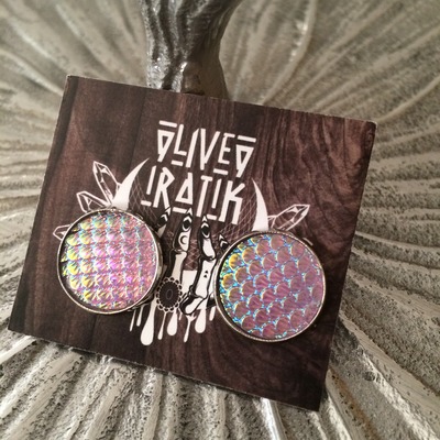 Unicorn mermaid earrings