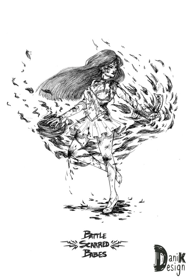 Sailor Mars - Postcard