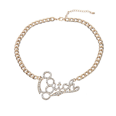 Brass knucks bitch necklace - Thumbnail 5