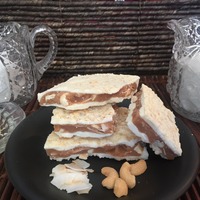10 oz. White Chocolate Coconut Cashew English Toffee - Thumbnail 3