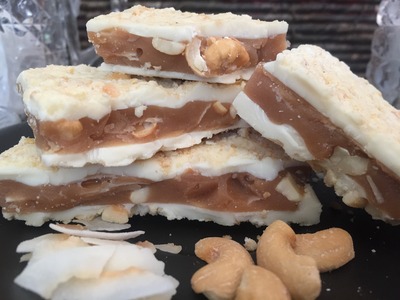 10 oz. White Chocolate Coconut Cashew English Toffee