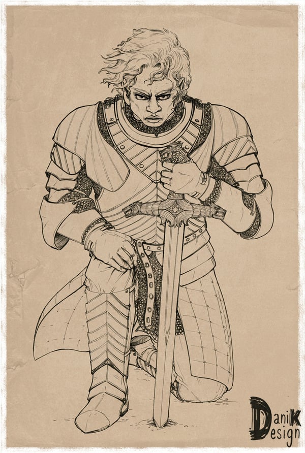 Brienne the Beauty - Postcard