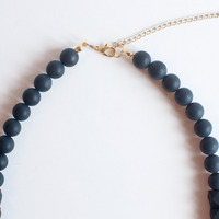 Colorful Wool Felt Ball Necklace NL1008 - Thumbnail 4