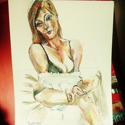 Overideally danelle, an illustration 