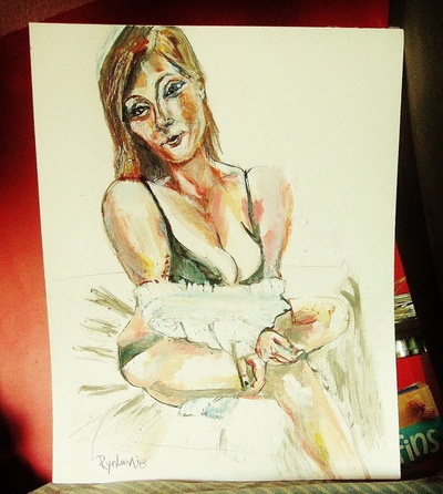 Overideally Danelle, an illustration 