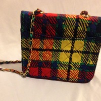 Plaid chain purse - Thumbnail 1