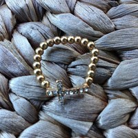 Gold Dainty Cross - Thumbnail 1