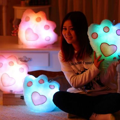 Colorful music plush music luminous hold pillow tanabata valentine's day gift birthday