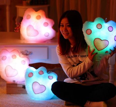 Colorful music plush music luminous hold pillow Tanabata valentine's day gift birthday