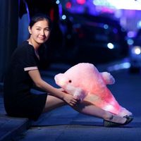 Colorful light music Dolphins doll plush toy doll - Thumbnail 2