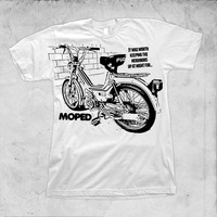 Moped-It was worth keeping the neighbors up at night for... Moped lover T-shirt & Tank - Thumbnail 1