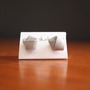 Knot Earrings in Gray - Thumbnail 3