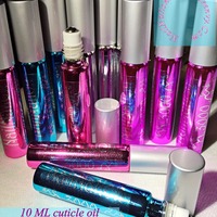Light Weight Cuticle Oil 10ML Roller Ball Bottles 6 scents SELECT YOUR OPTIONS  - Thumbnail 1