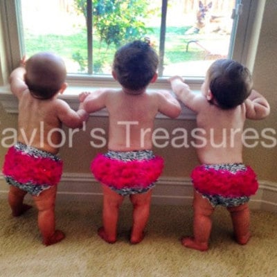 Taylors treasures - baby ruffle panty - great for photo prop - lots of colors available