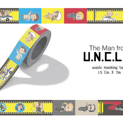 The man from u.n.c.l.e. - washi masking tape - Thumbnail 4