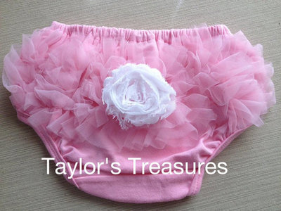 Taylors Treasures - Baby Ruffle Panty - Great For Photo Prop - Lots of Colors Available