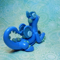 Blue Glitter Dragon - Thumbnail 1