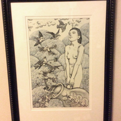 "vessel" limited edition framed print