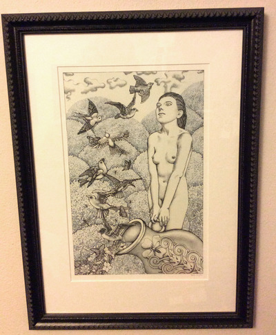 "Vessel" limited edition framed print