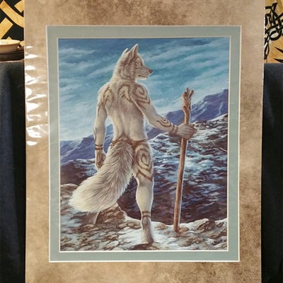 Alone 8 x 10 matted print