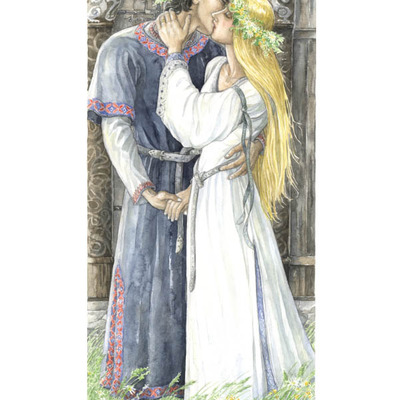 Tolkien poster print: "wedding portrait"