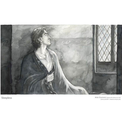 Tolkien poster print: "sleepless"