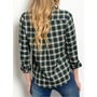 Plaid Lightweight Top (Hunter/Taupe) -2