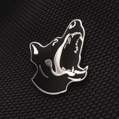 Angry Dog Lapel Pin
