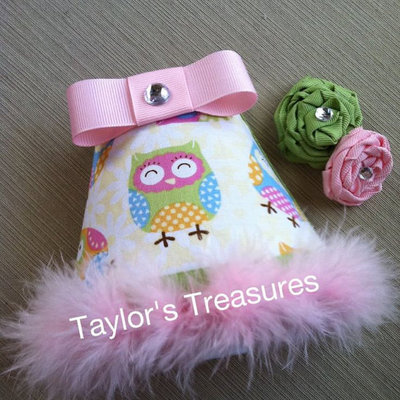 Taylors treasures - owl custom nursery night light - any pattern/trim - Thumbnail 3