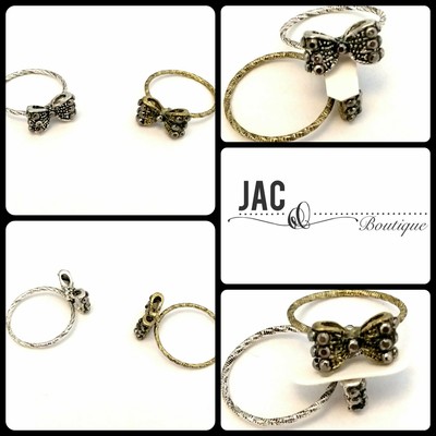 Retro Bow Ring -