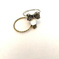Retro Bow Ring - - Thumbnail 4