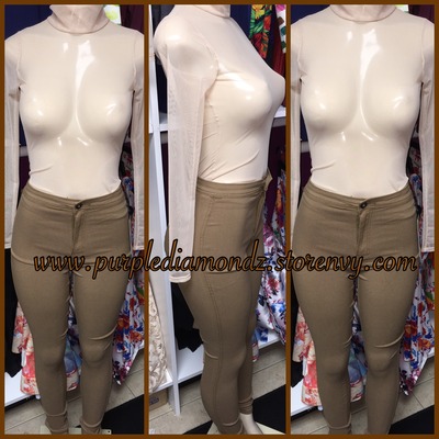 Nude Mesh Turtle Neck