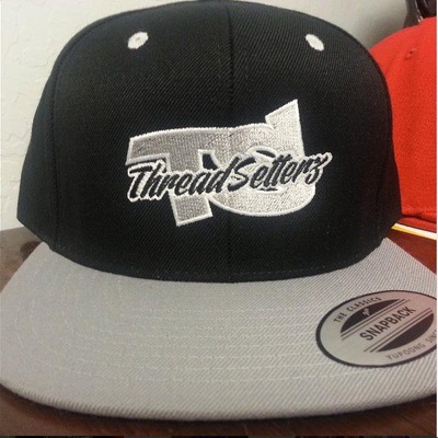 Ts black and silver two tone snapback