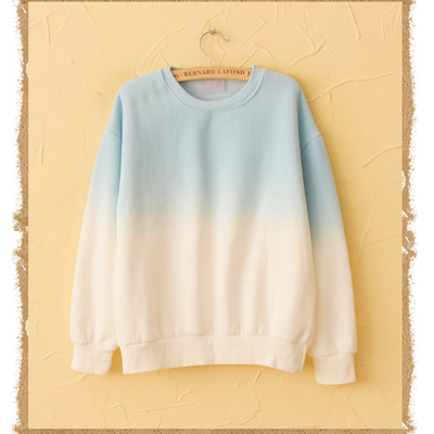 Harajuku gradient sweatshirts
