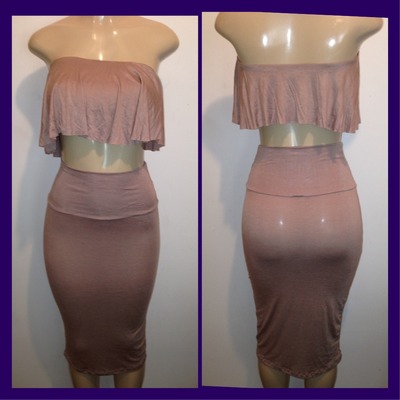 Tan 2piece