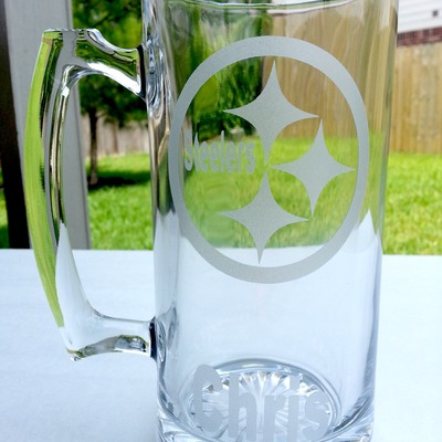 Steelers beer mug