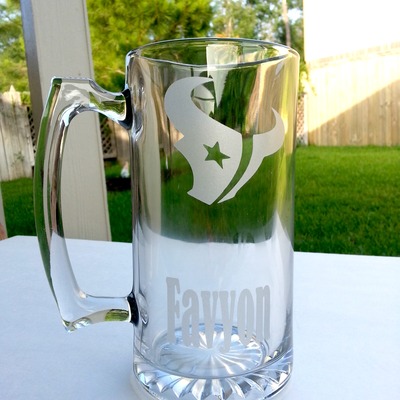 Houston texans beer mug