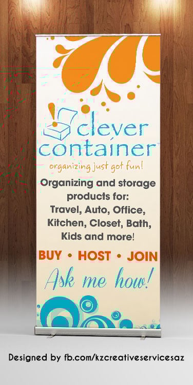CLEVER CONTAINER - RETRACTABLE BANNER