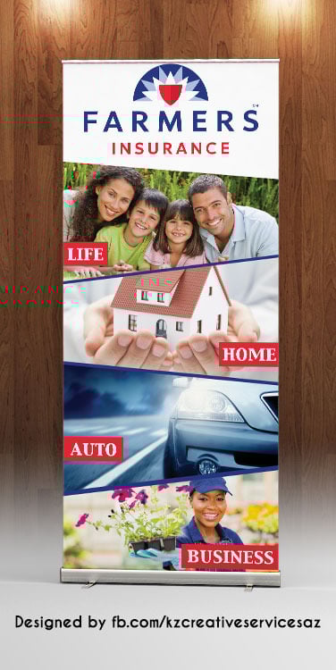 FARMERS INSURANCE - RETRACTABLE BANNER
