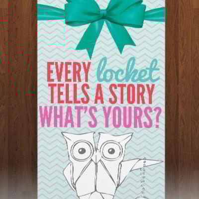 Origami owl logo- retractable banner