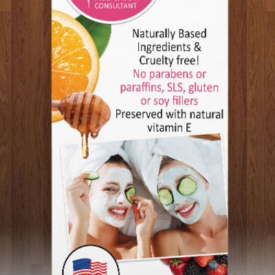 Perfectly posh 2- retractable banner