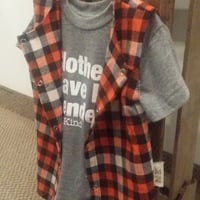 Raw-Edged Sleeveless Snapdown Tuniek - Thumbnail 2