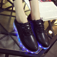 Fashion colorful Led luminous rechargeable sneakers - Thumbnail 3