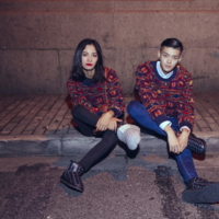 RETRO JAPANESE STYLE VALENTINES WOOLEN CASUAL SWEATER B283 - Thumbnail 1