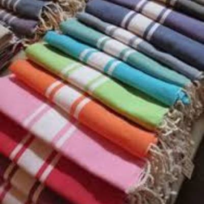 Fouta beach and bath towel waffle