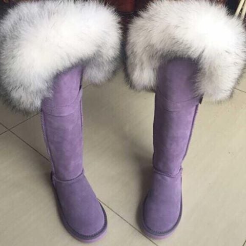 Fur Knee Boots